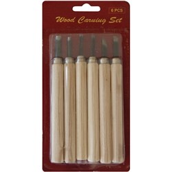 Carving Tools, Set of 6