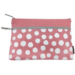 Large Flat Pencil Case 340x230mm Unique Sports Pink