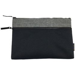 Large Flat Pencil Case 340x230mm Raven Black
