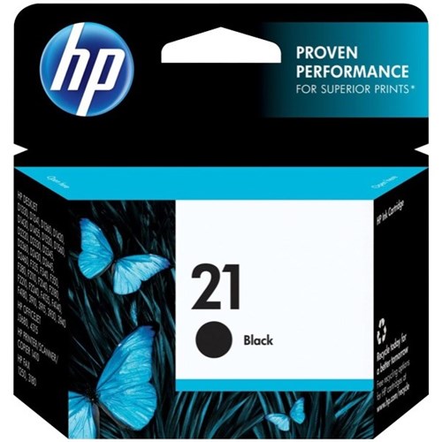 HP 21 Black Ink Cartridge C9351AA 