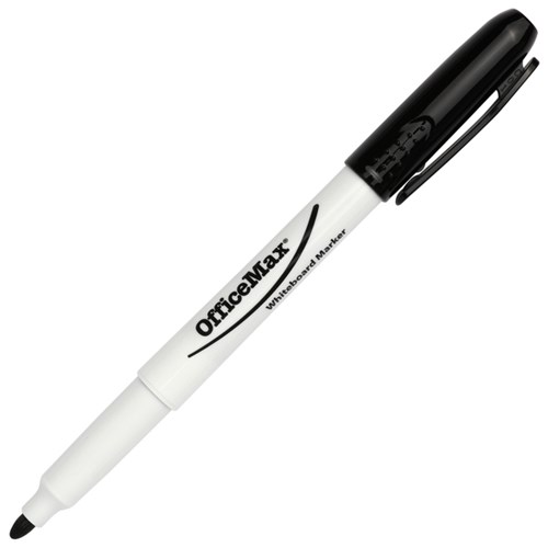 OfficeMax Black Pen Style Whiteboard Marker Bullet Tip OfficeMax