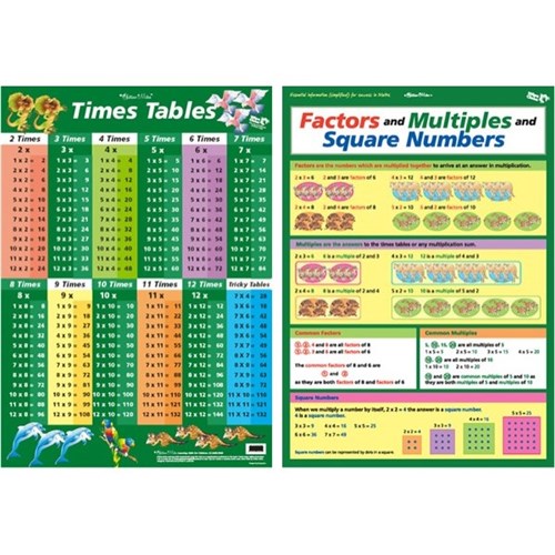 Times Table Wall Chart