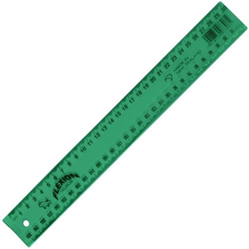 plastic superflex ruler 30cm