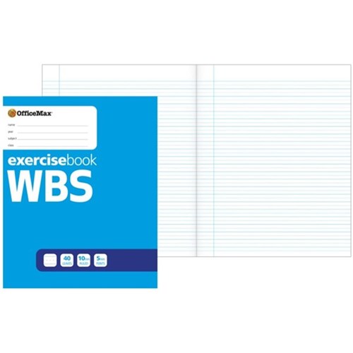 officemax wbs senior writing exercise book 40 leaves officemax wbs