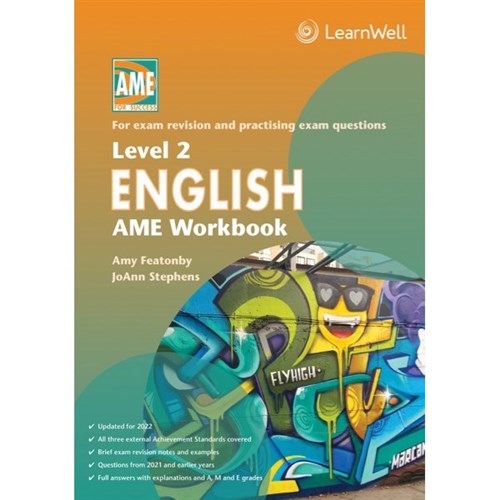 AME English Workbook NCEA Level 2 9781990038549 OfficeMax MySchool
