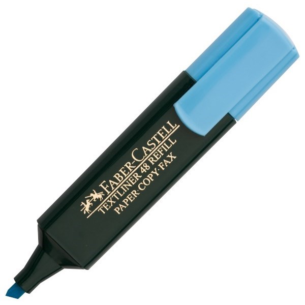 Highlighters FaberCastell Blue Textliner Highlighter Company Name