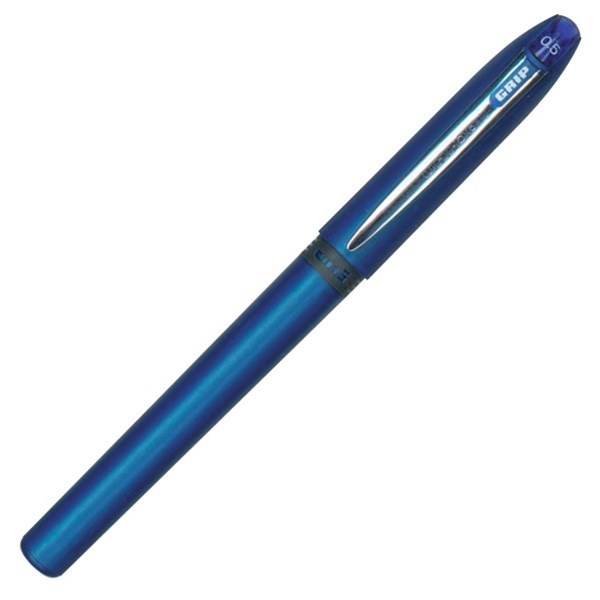 Uniball Grip UB245 Blue Rollerball Pen Fine Tip OfficeMax MySchool