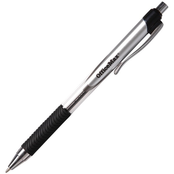 PEN BALLPOINT OFFICEMAX RETRACTABLE & GRIP MEDIUM BLK BTS Products