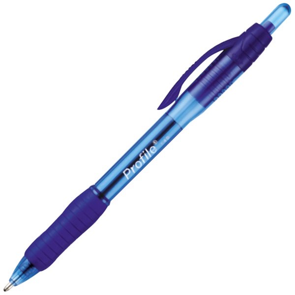 Paper Mate Profile Blue Retractable Ballpoint Pen Bold Tip OfficeMax