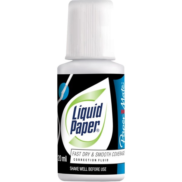 Liquid Paper White Correction Fluid 20ml OfficeMax MySchool
