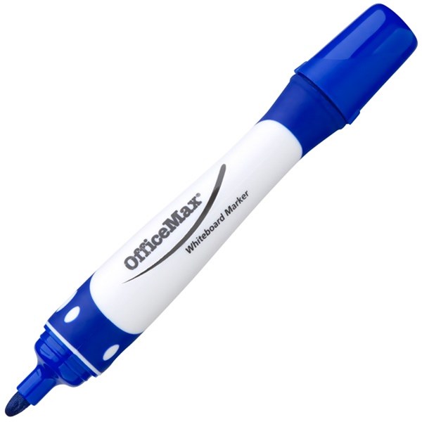 OfficeMax Whiteboard Marker, Blue, Bullet Tip BTS Products Only