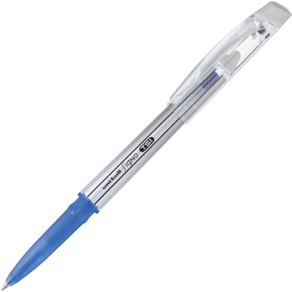 uniball Signo TSI Blue Erasable Rollerball Pen Fine Tip OfficeMax