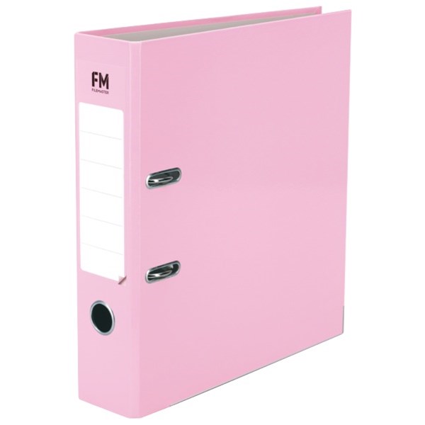 FM Pastel Lever Arch File A4 Piglet Pink OfficeMax MySchool