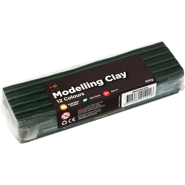 EC Modelling Clay 500g Olive Green OfficeMax MySchool