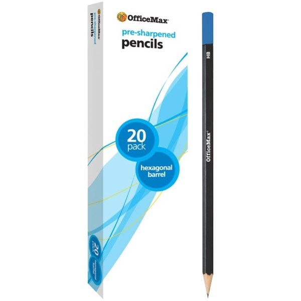 OfficeMax HB Lead Pencils, Pack of 20 OfficeMax MySchool