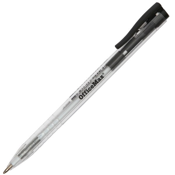 OfficeMax Retractable Ballpoint Pen, Black BTS Products Only