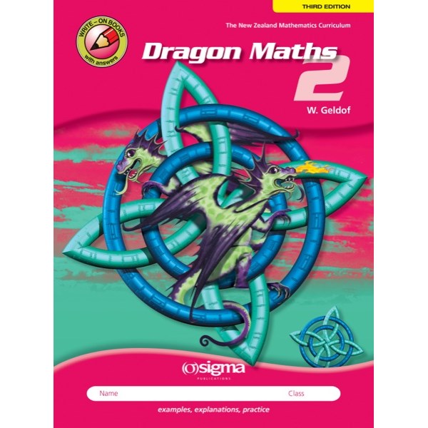 NZMC Dragon Maths 2 Workbook Year 4 9781877567285 OfficeMax MySchool