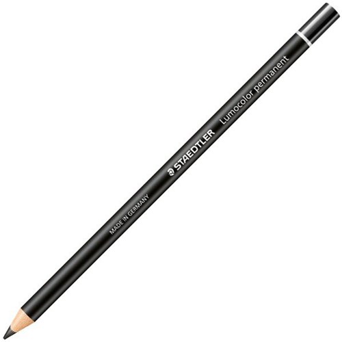 Staedtler Lumocolor Glasochrom Pencil Black