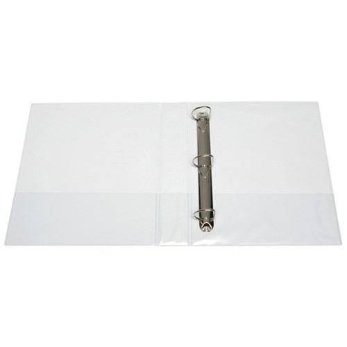 FM Overlay Ringbinder A4 38mm 3 Ring White
