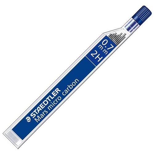 Staedtler Mars Micro Carbon 250 2H Pencil Leads 0.7mm, Pack of 12