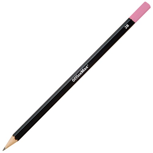 OfficeMax 2B Lead Pencil Black Barrel