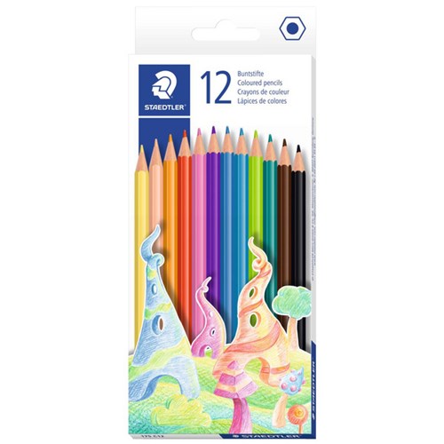 Staedtler Hexagonal Colouring Pencils, Pack of 12