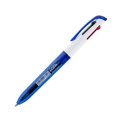 Icon 4 Colour Ballpoint Pen 1.0mm Medium Tip