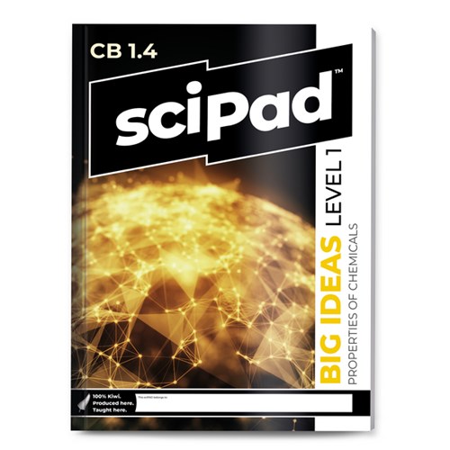 SciPad CB 1.4 Big Ideas Chemistry and Biology Level 1 9781991167569