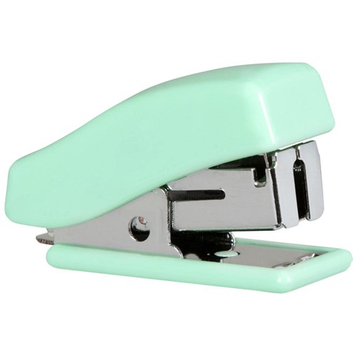 Marbig Mini Stapler With Staples Pastel Green