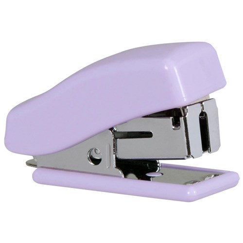 Marbig Mini Stapler With Staples Pastel Purple