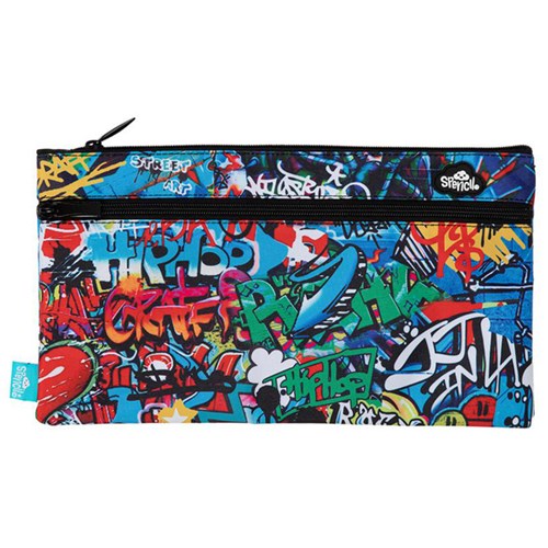 Spencil Flat Pencil Case Street Art