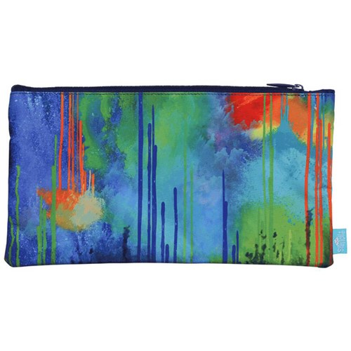 Spencil Flat Pencil Case Colour Drip