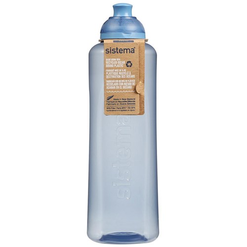 Sistema Swift Squeeze Drink Bottle 480ml Assorted Colours