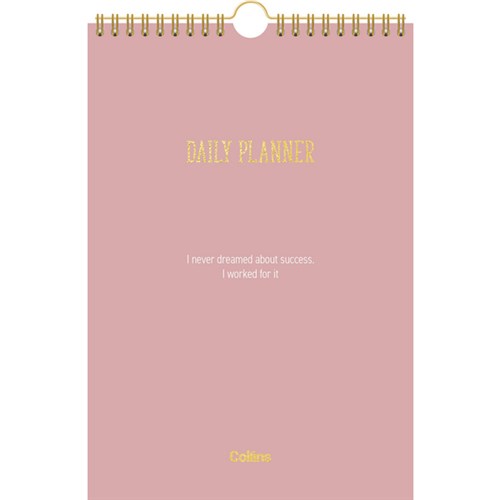 Collins Planner A5 Day Per Page Undated Motivational Assorted Designs