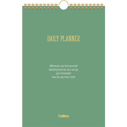 Collins Planner A5 Day Per Page Undated Motivational Assorted Designs