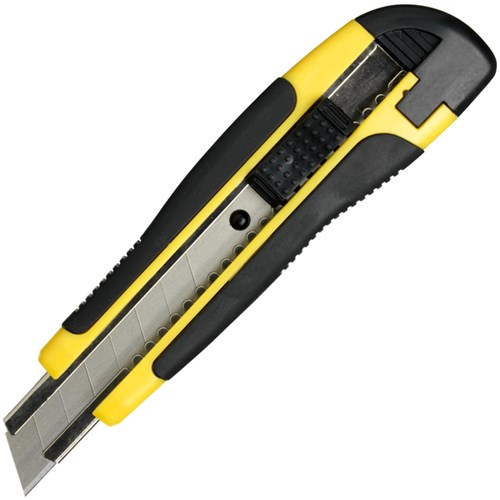 OfficeMax Heavy Duty Cutter Auto Lock Large Yellow