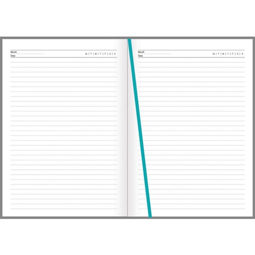 Collins A5 Diary Day Per Page Undated NZ Artist Assorted Designs