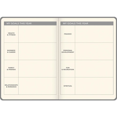Collins A51 Diary A5 Day Per Page 2026 Gratitude & Goals Assorted Colours