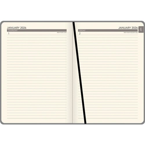 Collins A51 Executive Diary A5 1 Day Per Page 2026 Grey