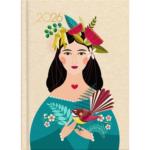 Collins A53 Diary A5 Week to View 2026 NZ Artist Assorted Designs