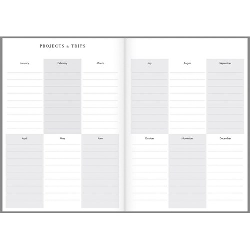 Collins B5 Executive Monthly Planner 2026 Mulberry