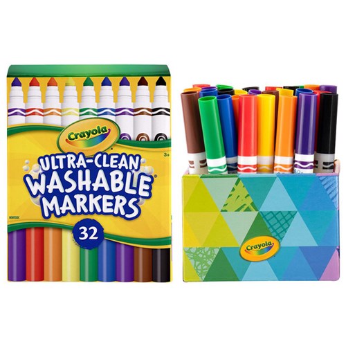 Crayola Broadline Markers, Pack of 32
