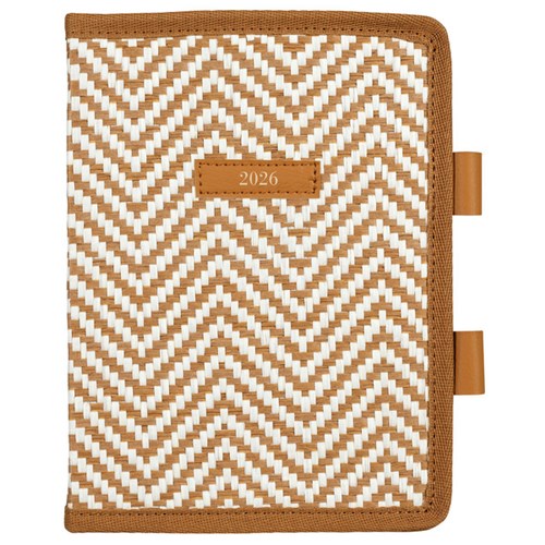 Cumberland Belrose A5 Diary Week To View 2026 Natural