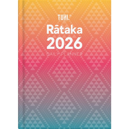 Tuhi A41 Bilingual Diary A4 Day Per Page R taka 2026 Rangi