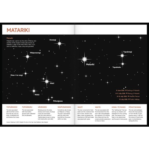 Tuhi A51 Premium Bilingual Diary Day Per Page R taka 2026 Black/Gold