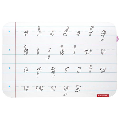 Warwick Magnetic Whiteboard Sheet Letter Formation 300x200mm