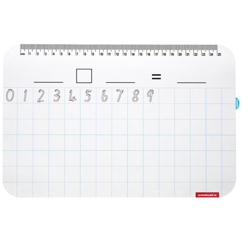 Warwick Magnetic Whiteboard Sheet Number Formation 300x200mm