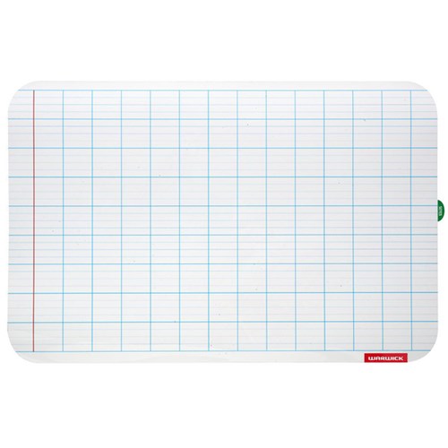 Warwick Magnetic Whiteboard Sheet Seyes Lined 300x200mm
