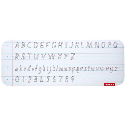 Warwick Flexible Desk Strip Whiteboard 120x320mm