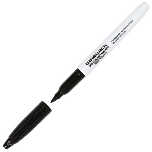 Warwick Pen Style Whiteboard Marker Fine Tip Black